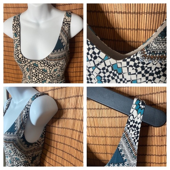 Anthropologie Maeve Jantina Maxi Dress XS Sleeveless Pockets Slim Silhouette - Picture 2 of 15